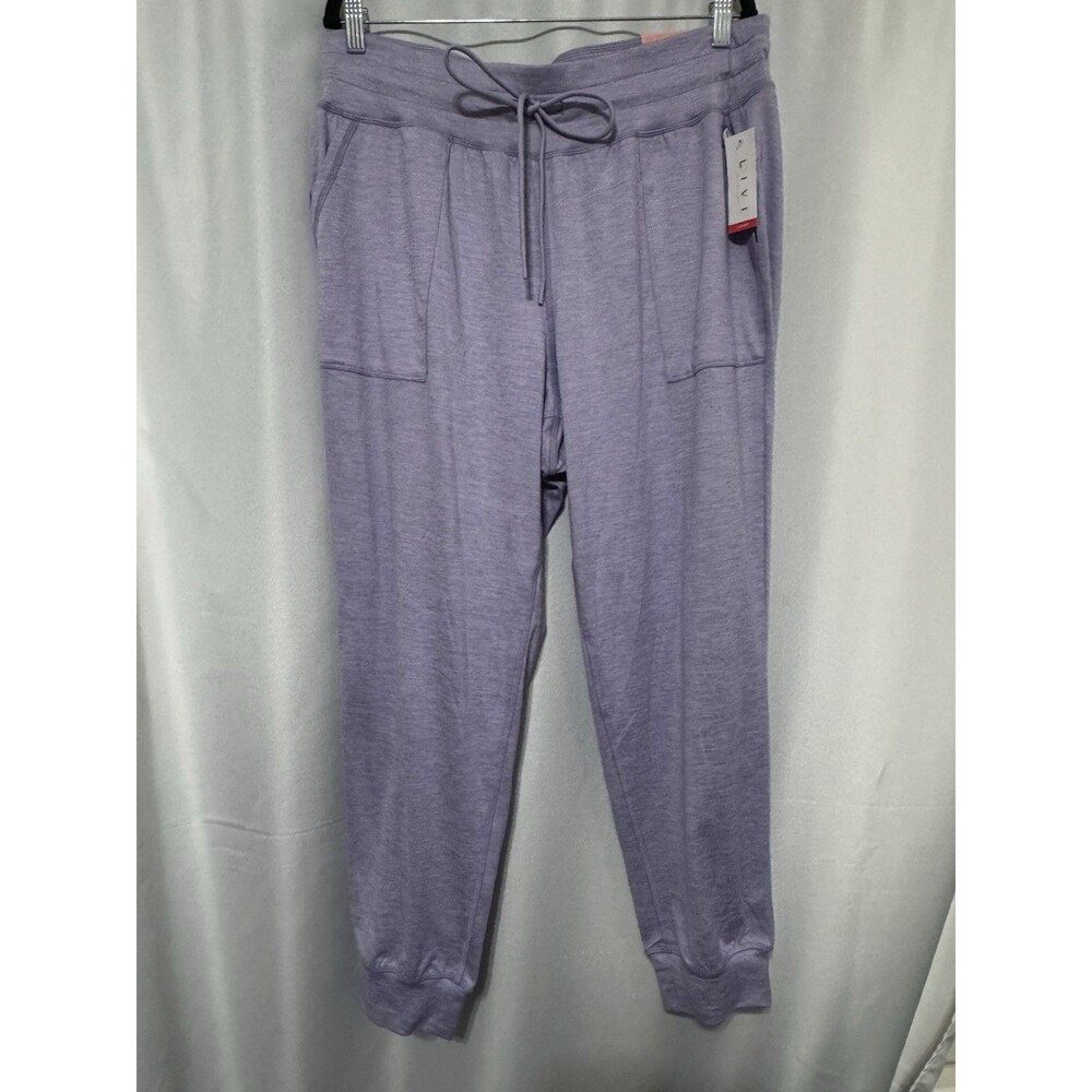 LIVI for Lane Bryant Lavender Jogger Pants Plus 14/16 LIVI Soft Recycled Pockets